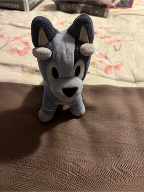 Bluey And Friends Cousin Socks Mini Plush Stuffed Animal Blue 7" Moose Toys